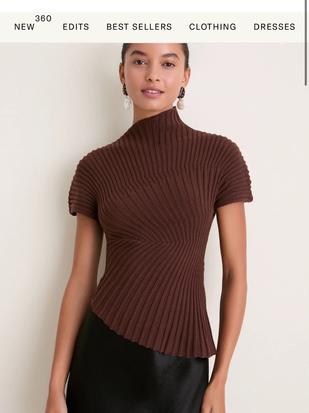 CULT GAIA JAVA Ribbed Knit Women's Sweater - Picture 3 of 6